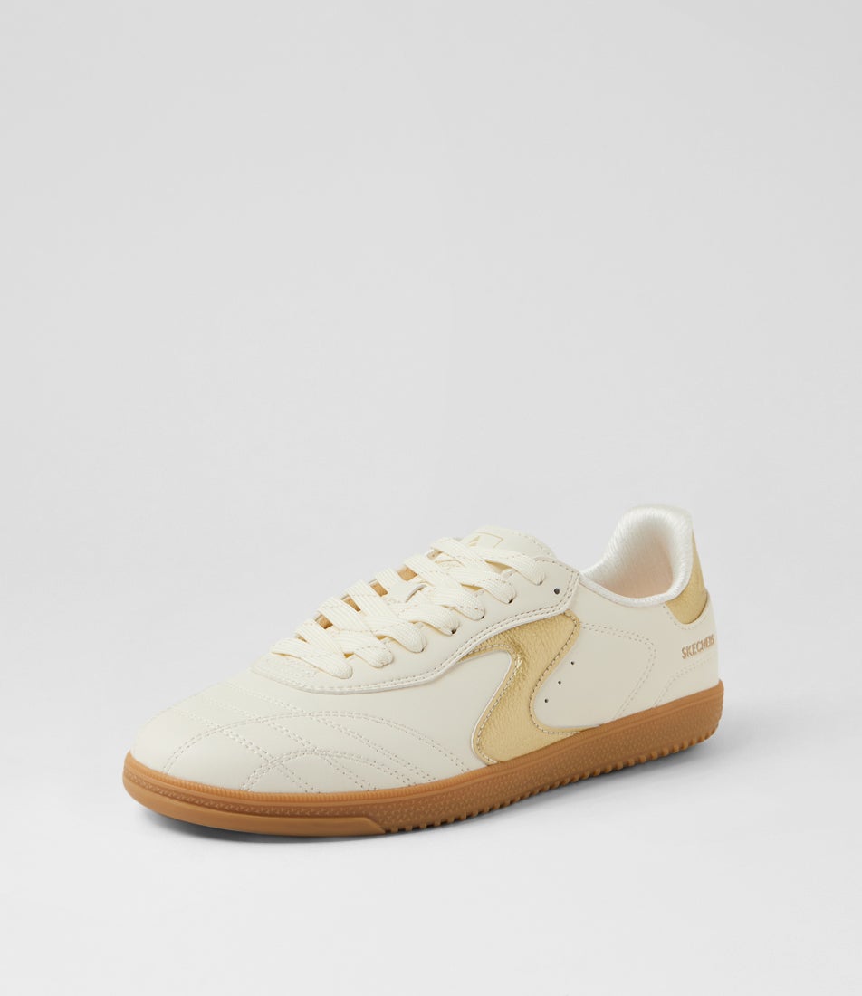 Hotshot Simply Stitched Natural Gold Sneakers