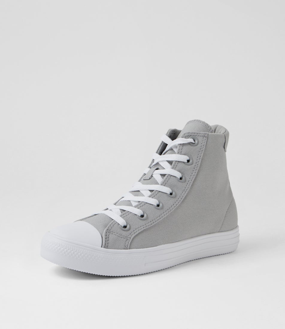 Day One Og High Top W Grey White Canvas Sneakers
