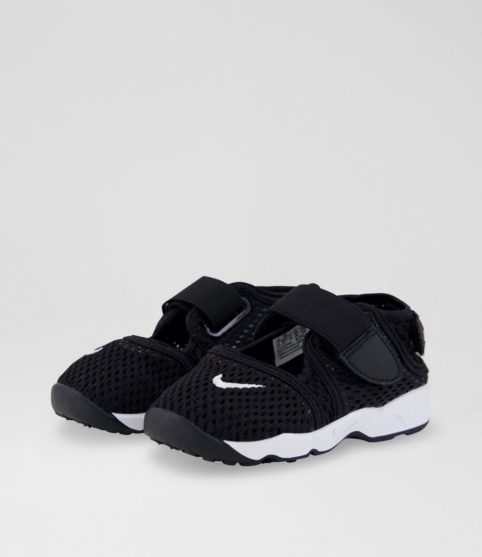 Rift Toddler Black White Fabric Sneakers