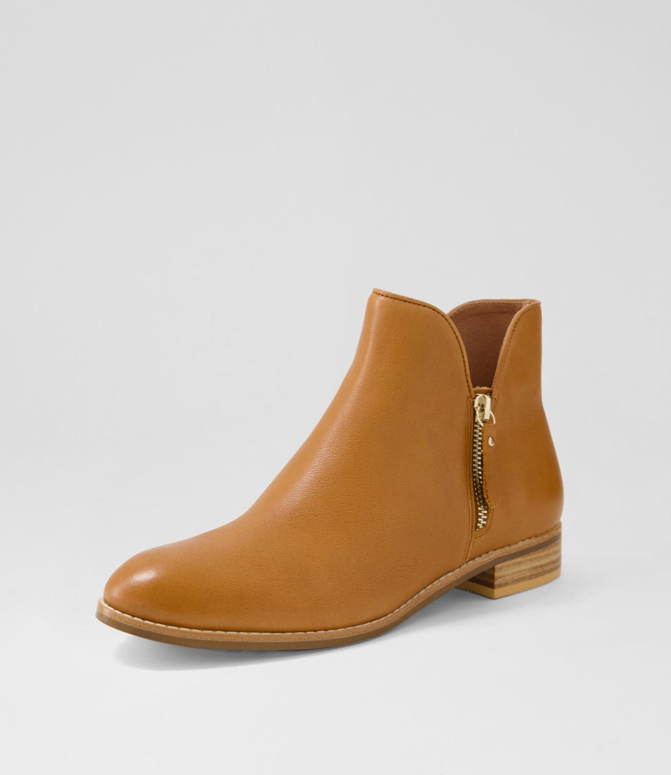 Noves Drambuie Leather Ankle Boots