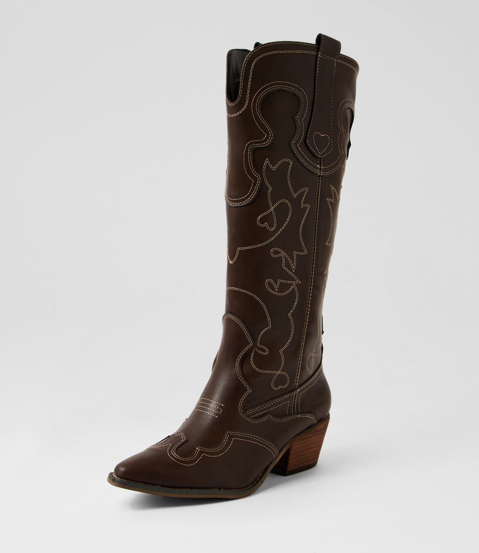 Malvin Chocolate Knee High Boots
