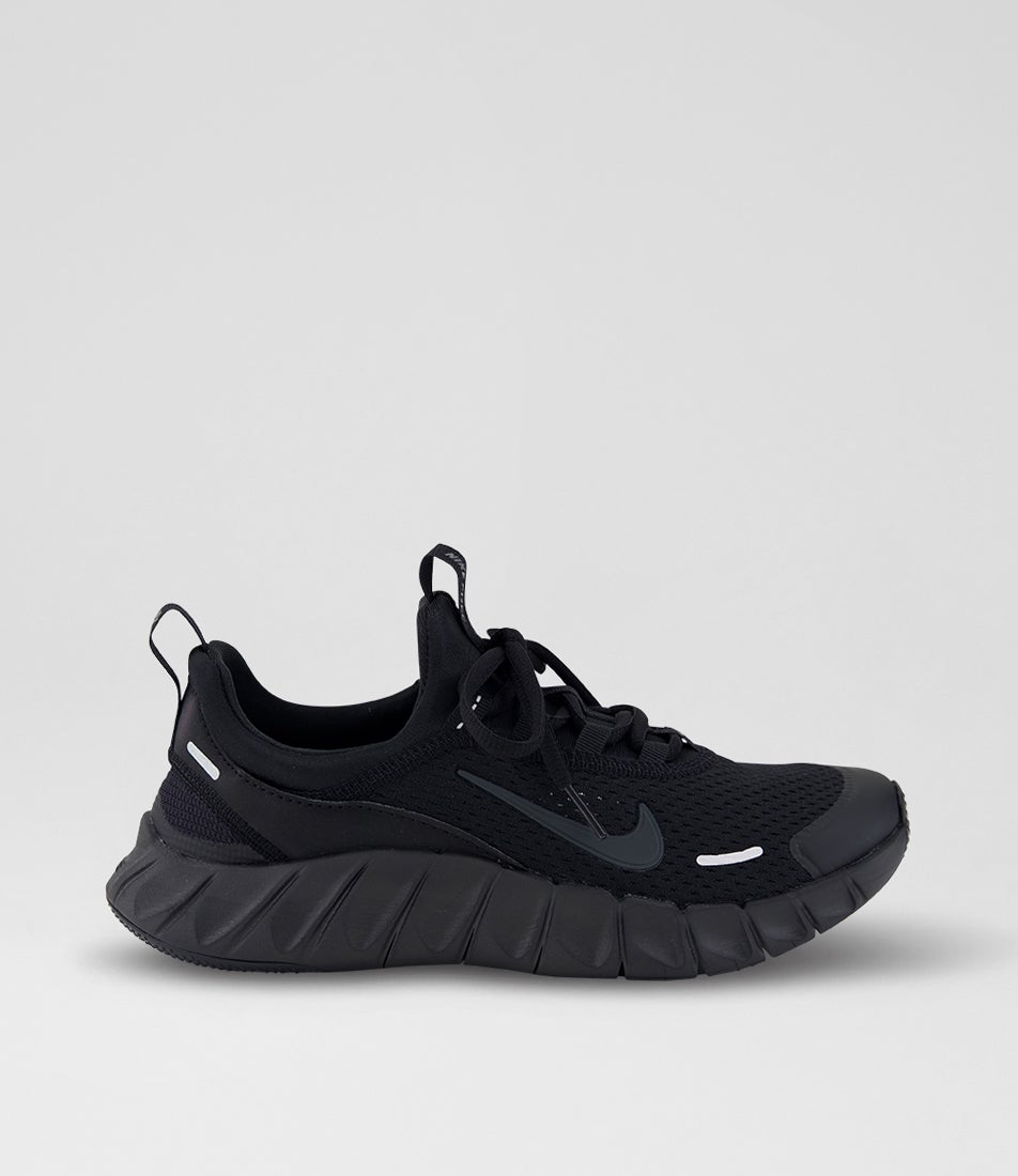 Free Ride Youth Black Anthracite Mesh Lace Ups