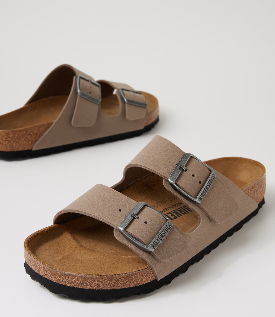 Arizona Grey Taupe Birkibuc Slides