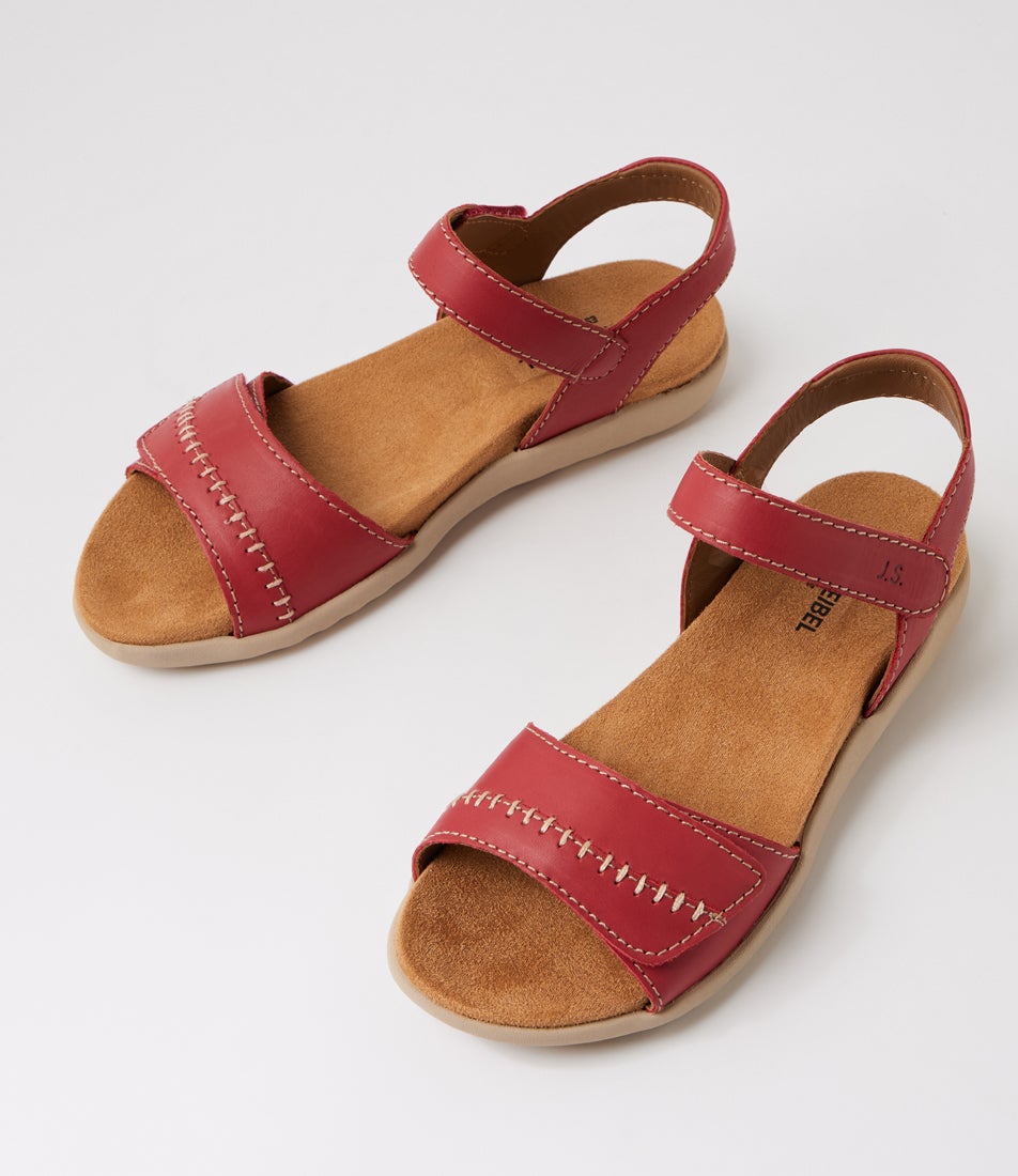 Juliet 03 Rot Leather Multi Strap Sandals