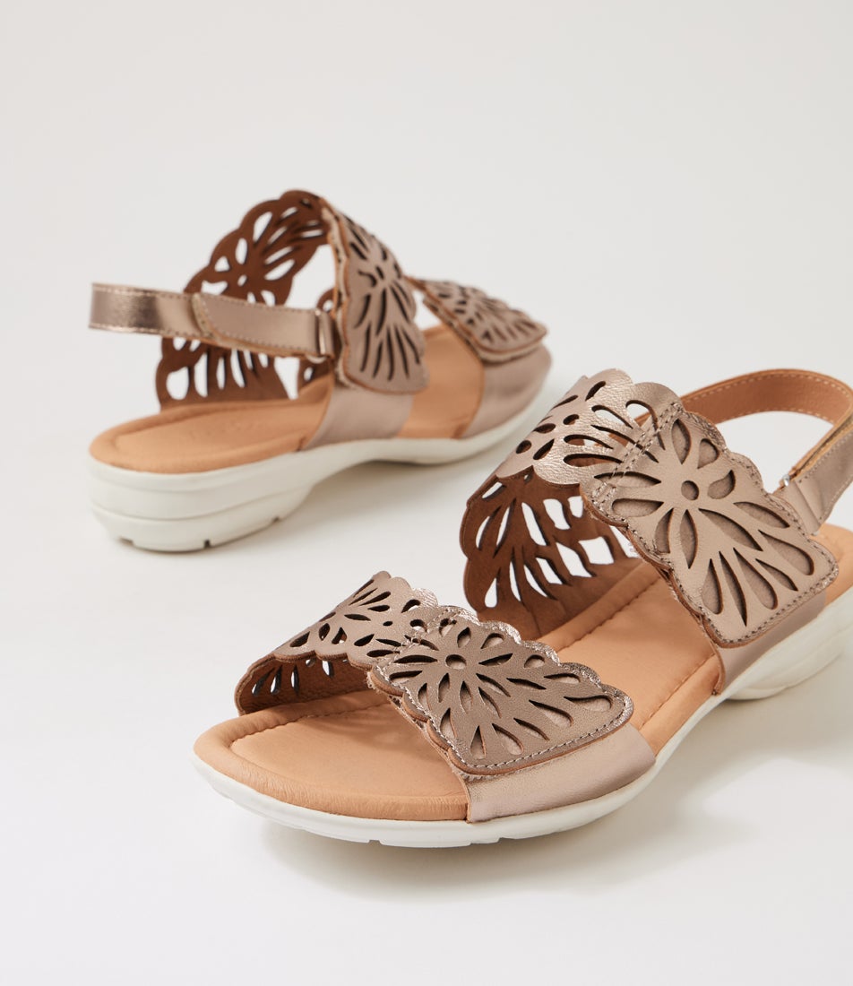 Beckhams Platino Leather Sandals