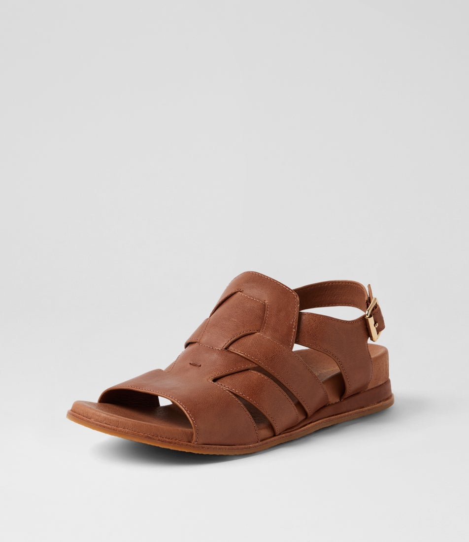 Fromer Cognac Leather Sandals
