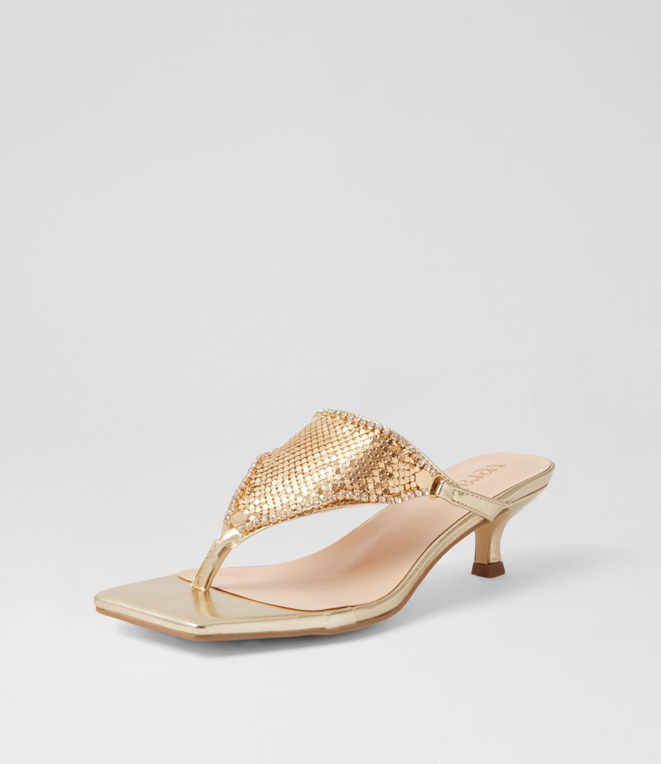 Mackenzie Champagne Gold Sandals