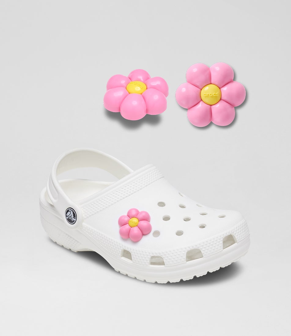 Puffy Pink Flower Jibbitz