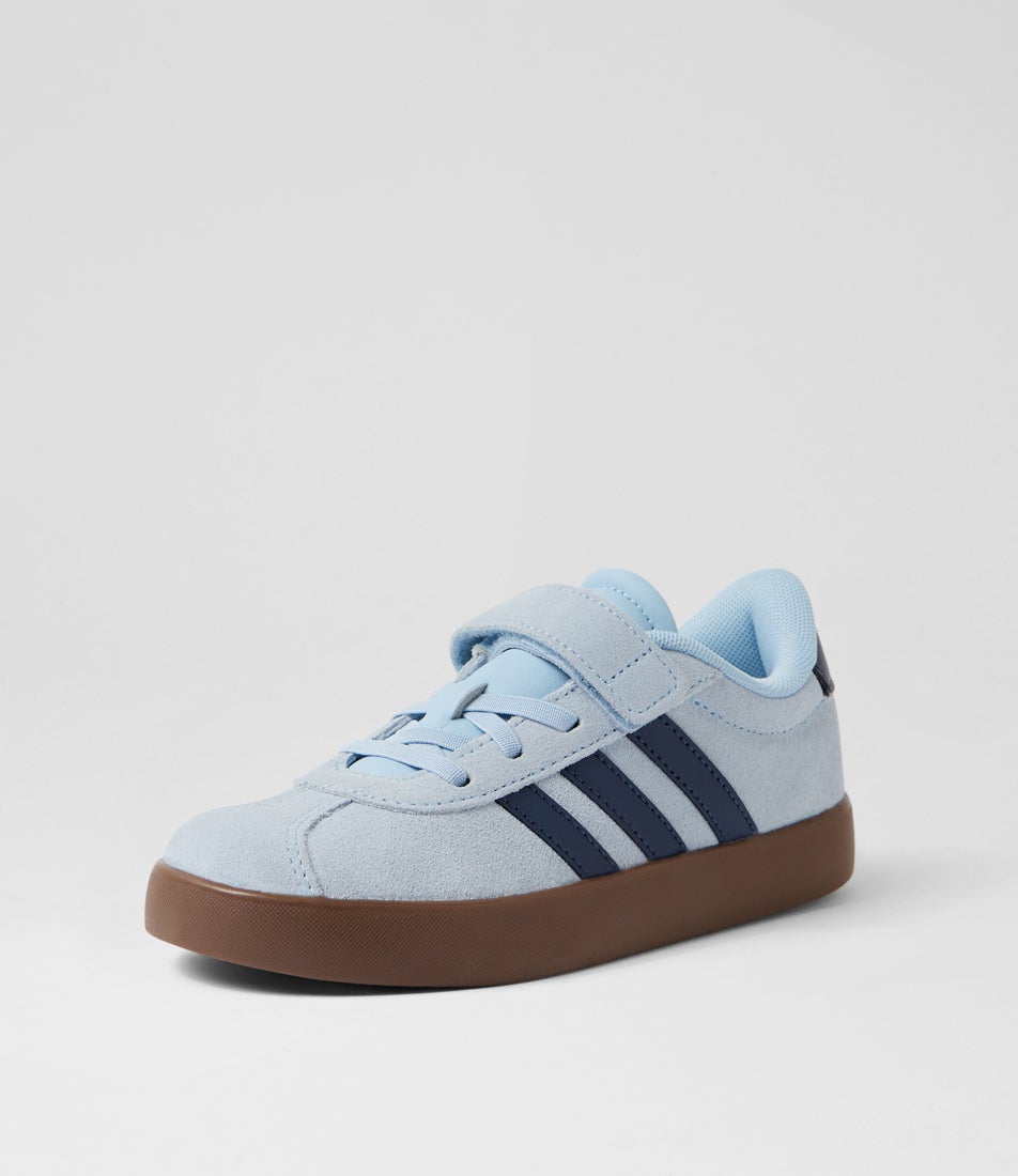 Vl Court 3 Junior Clear Sky Indigo Fabric Sneakers