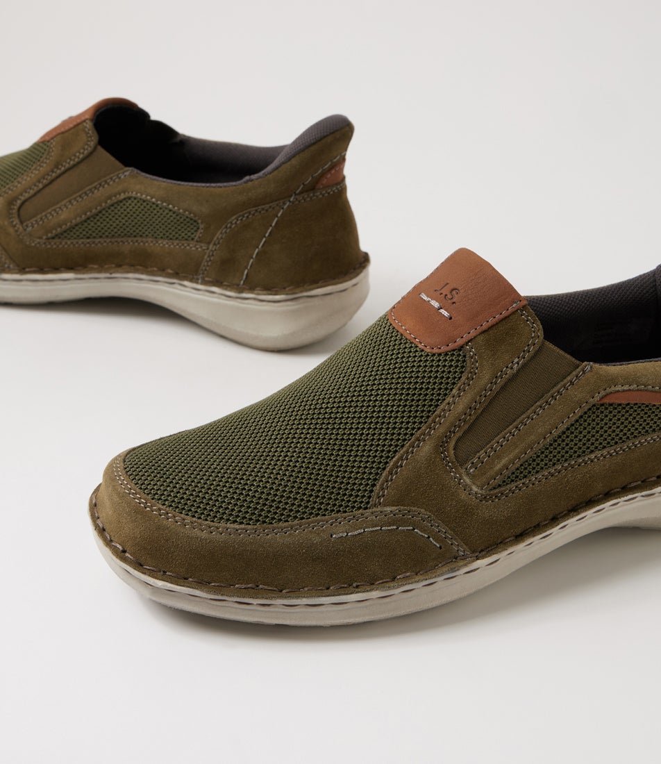 New Anvers 25 Bosco Kombi Suede Flat Shoes