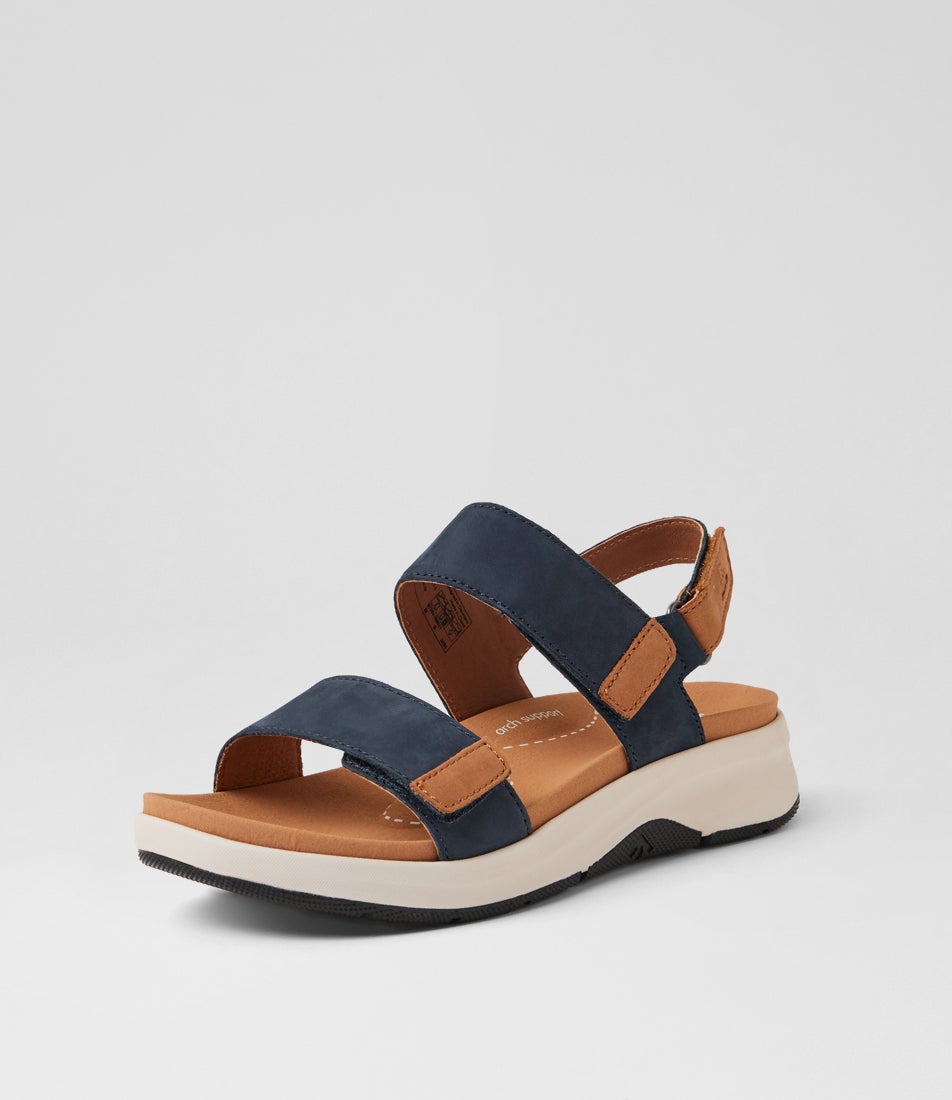 Estelle 04 Ocean Kombi Suede Sandals