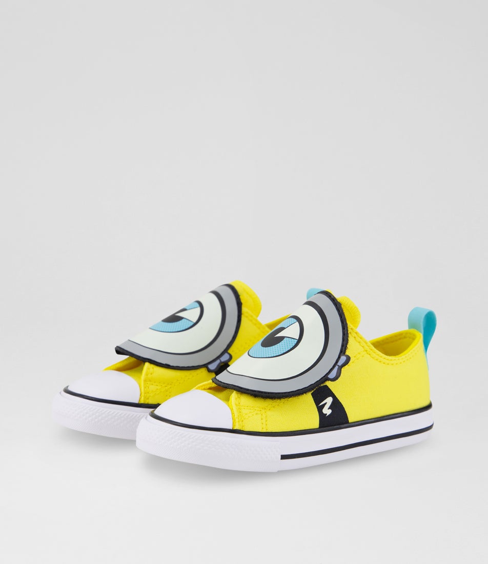 Minions Chuck Taylor All Star Low Toddler Yellow Canvas Sneakers