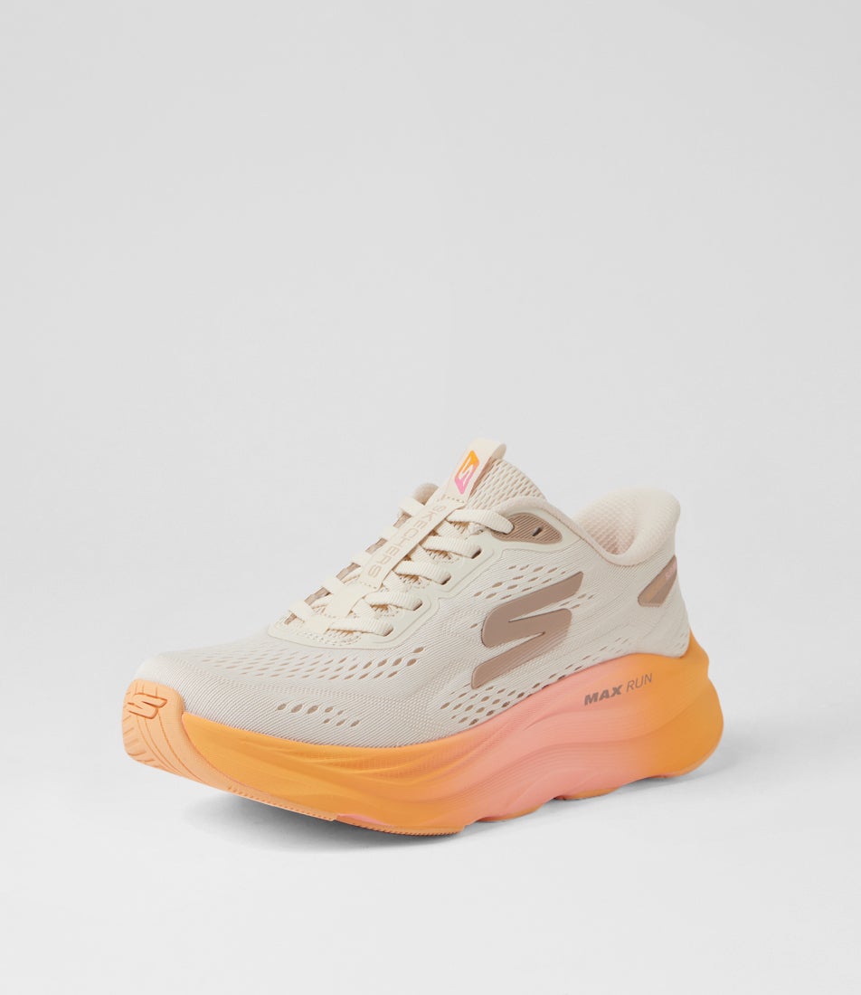 Max Run Slip Ins Natural Multi Mesh Sneakers