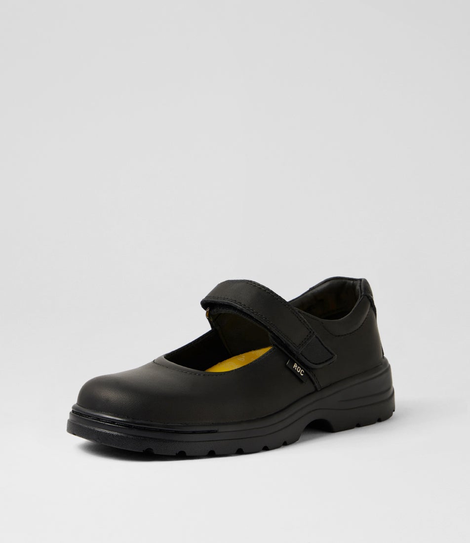 Kite 2 Youth Black Leather Mary Jane School Shoes Kite 2 Youth Black Leather Mary Jane School Shoes