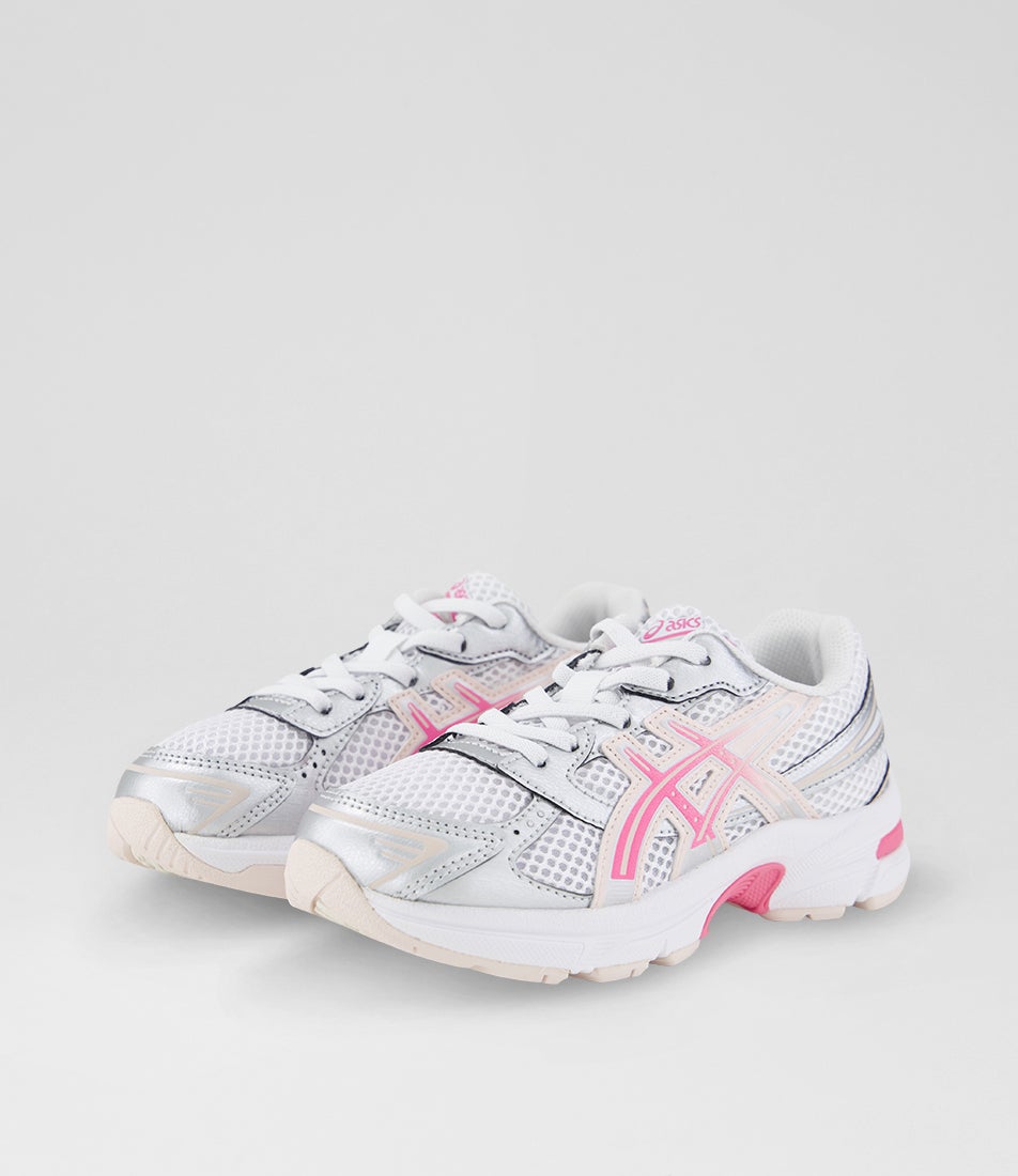 Gel 1130 Junior White Dragon Fruit Mesh Sneakers