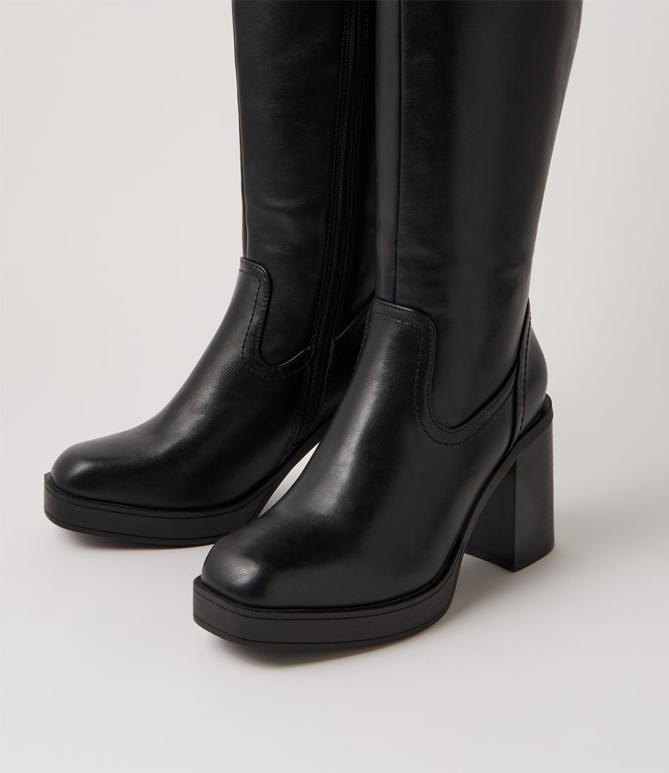 Petty Black Knee High Boots