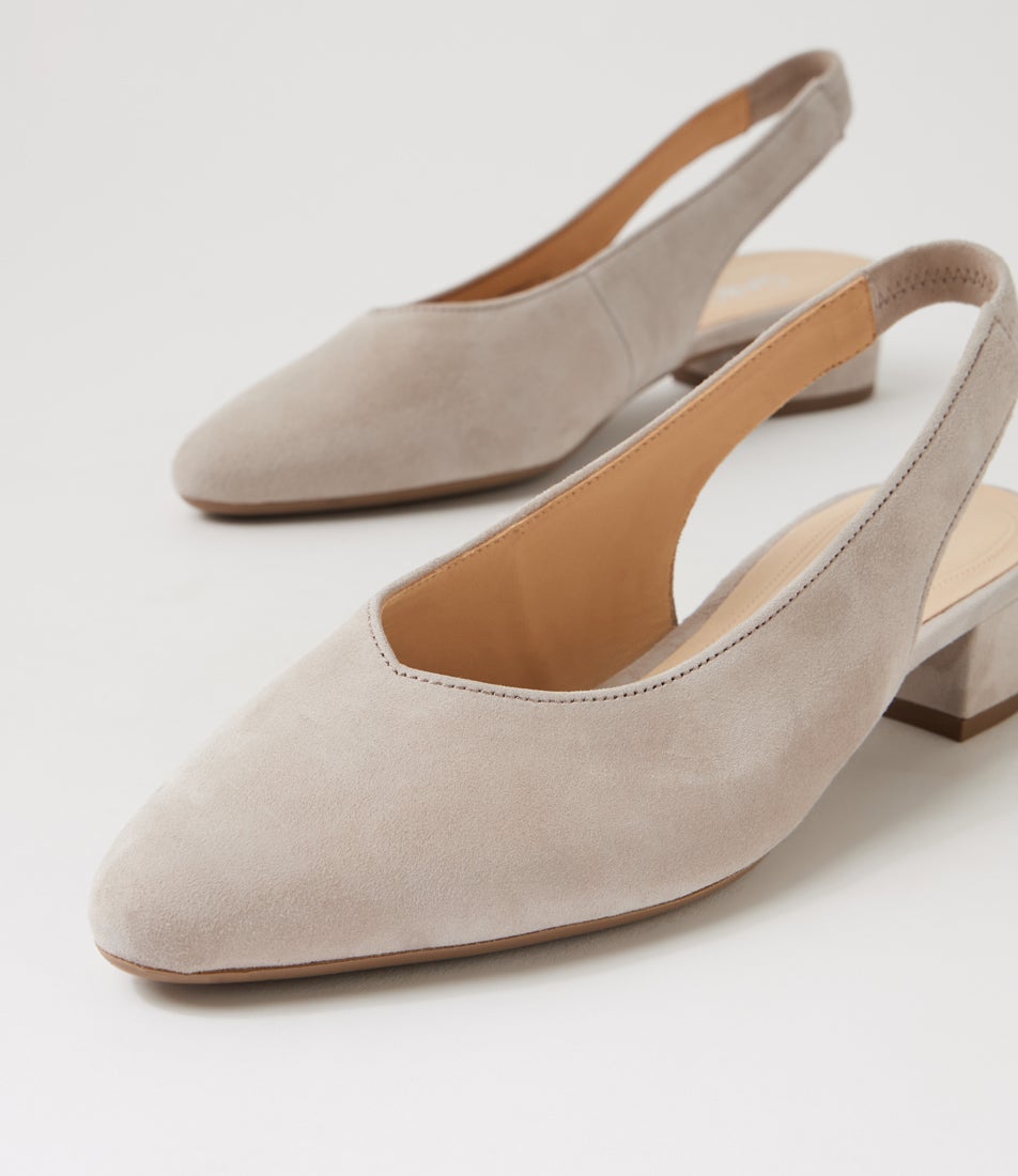 Zabelle Sand Suede Slingbacks Zabelle Sand Suede Slingbacks