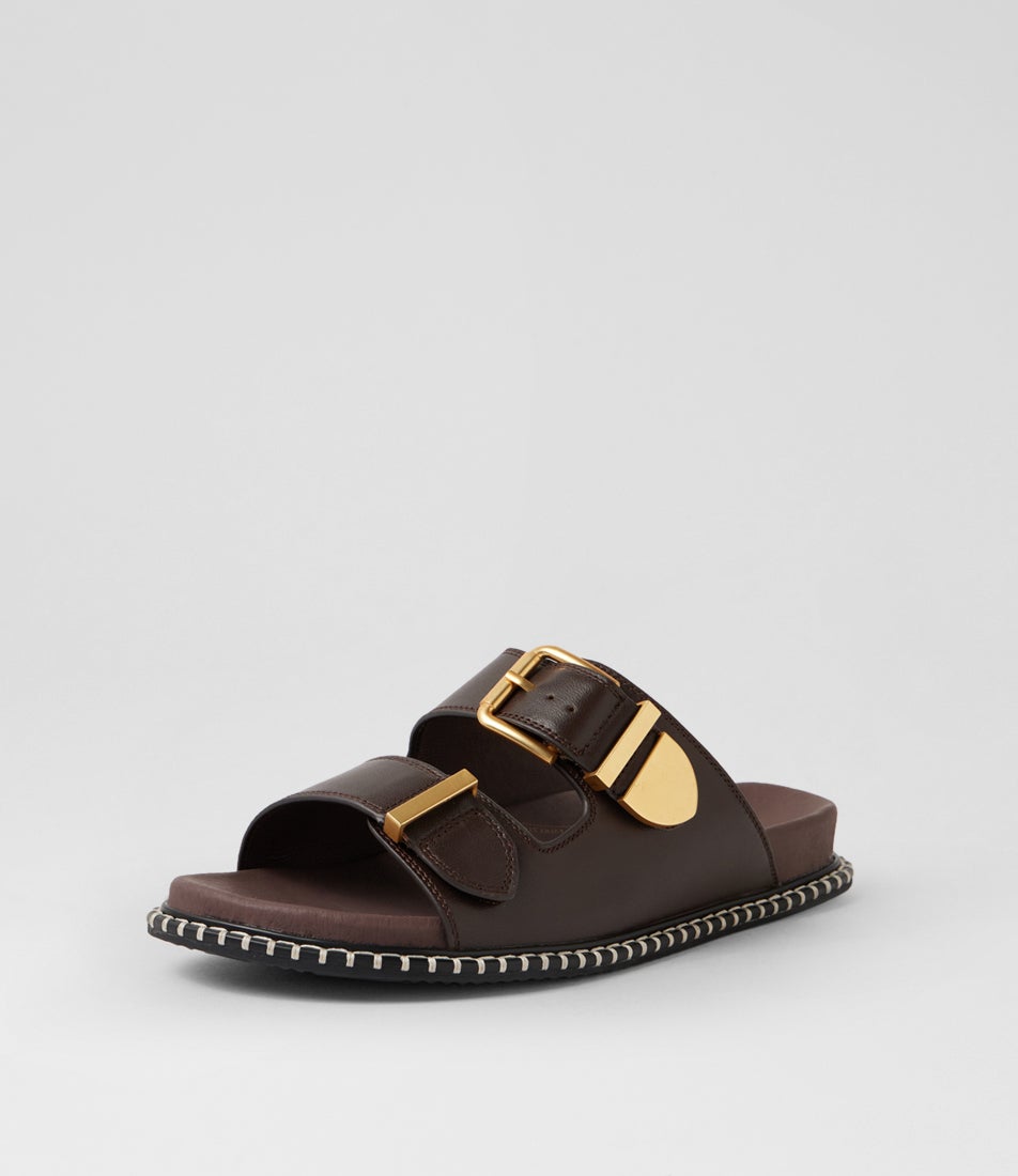 Iyami W Choc Leather Sandals