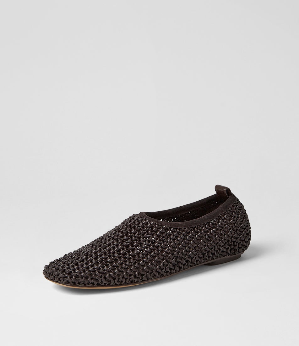 Vevia Choc Ballet Flats