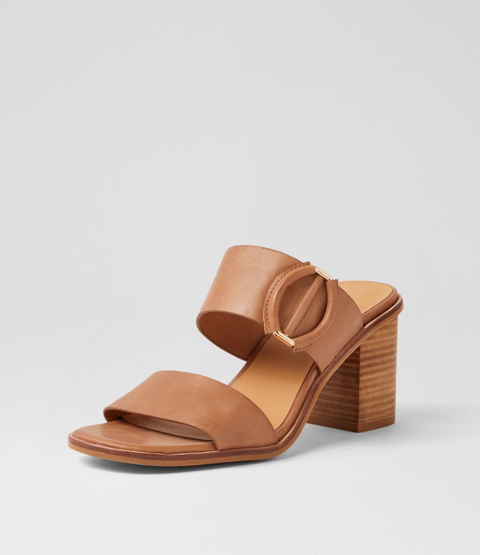 Nixoni Tan Natural Leather Sandals