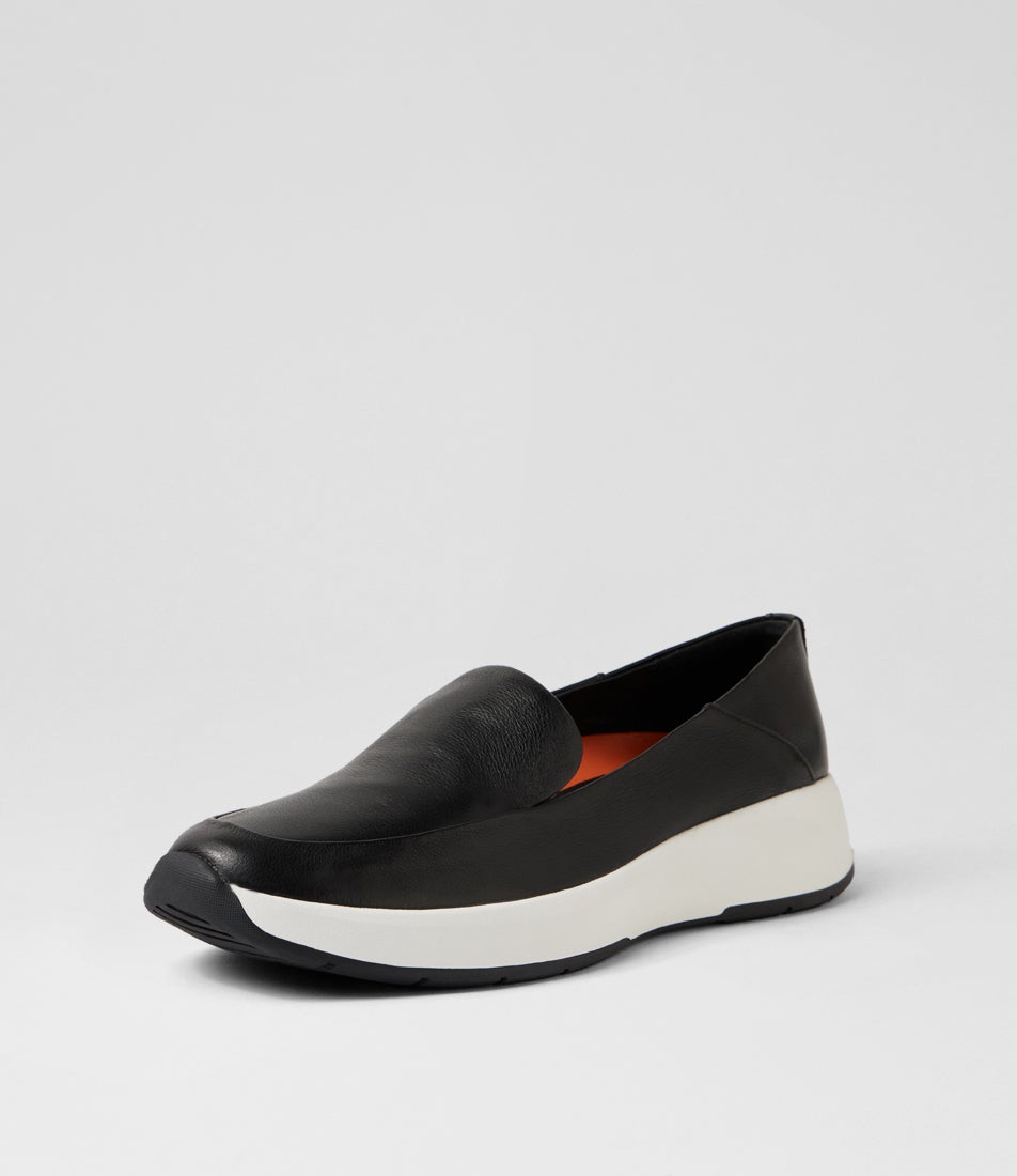 Tru Ep Black Leather Sneakers