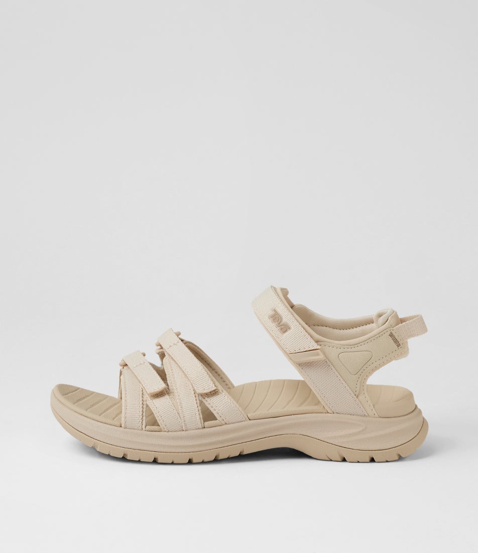 W Tirra Sport Oyster Grey Fabric Sandals