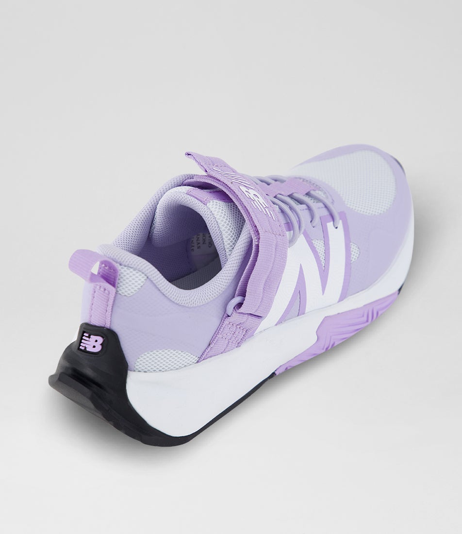 Fuel Cell Play Junior Smoked Violet Lilac Glo White Mesh Sneakers