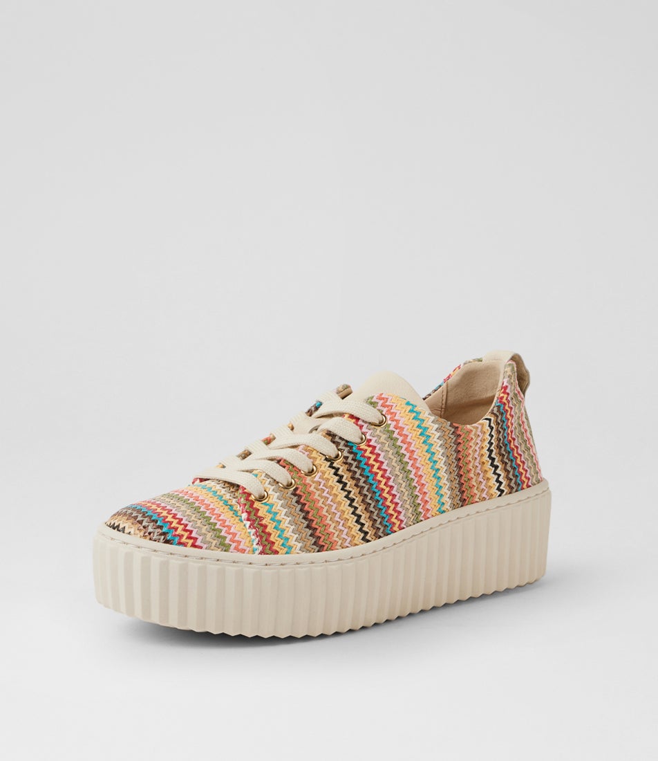 Alanna Bright Leather Multi Lace Ups