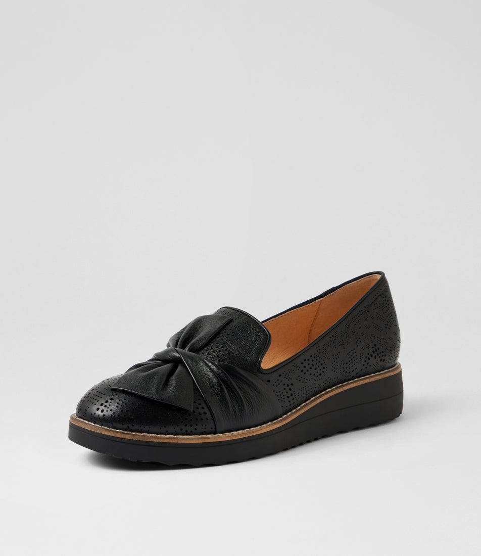 Okera Black Leather Loafers Okera Black Leather Loafers