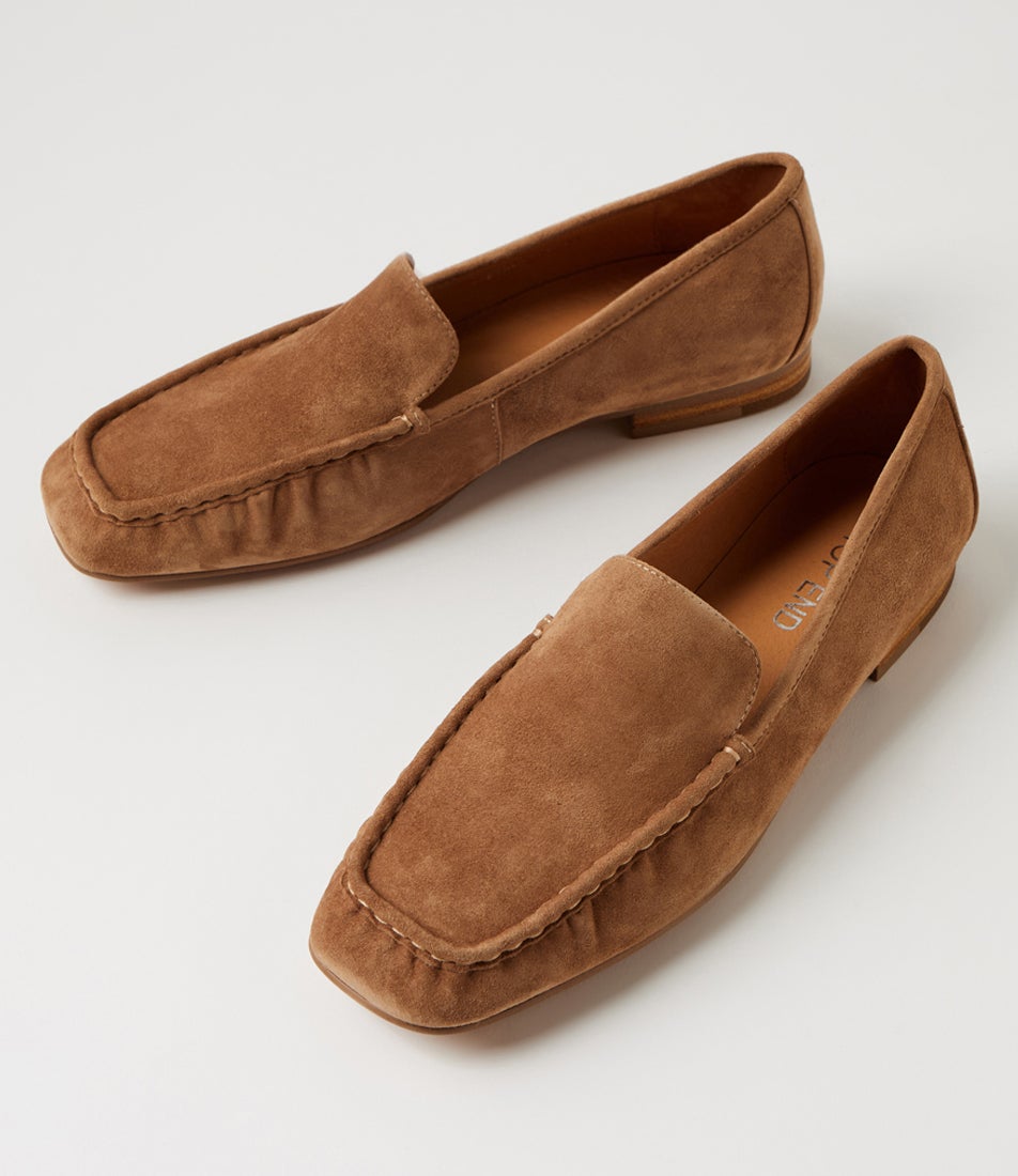 Polki Light Choc Suede Loafers Polki Light Choc Suede Loafers