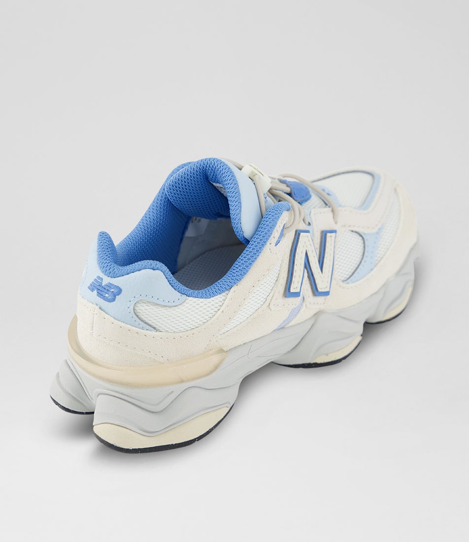 9060 Junior Analog Blue Linen Suede Sneakers