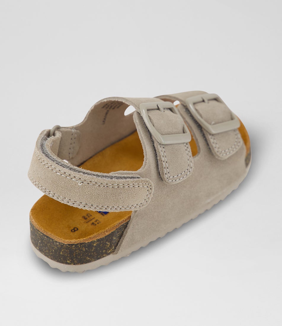 Remy Toddler Taupe Suede Sandals