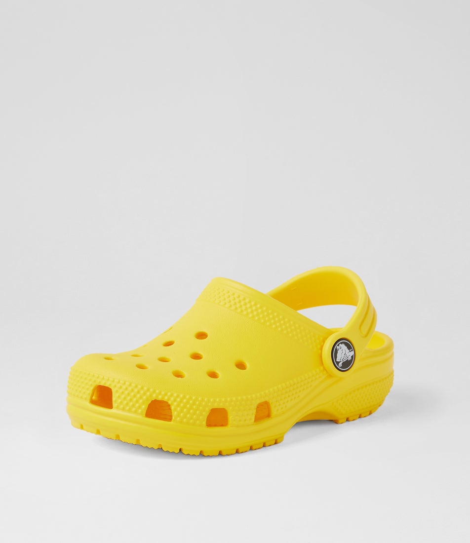 Classic Clog Toddler Lemon Croslite Sandals