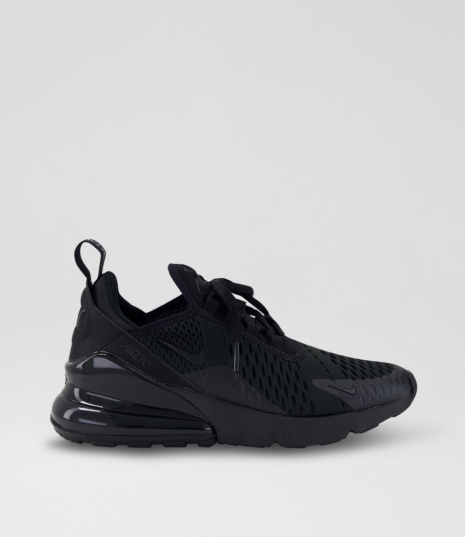 Air Max 270 Youth Black Mesh Sneakers
