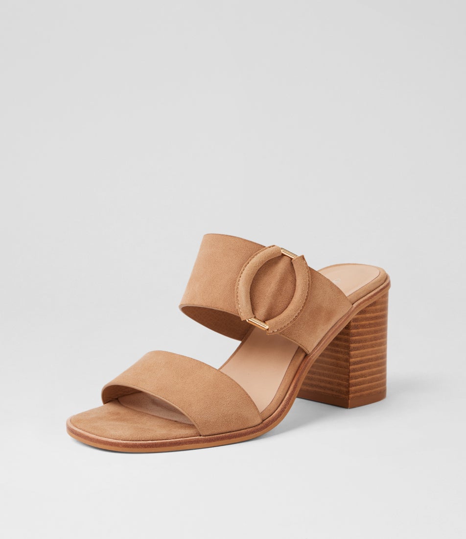 Nixoni Stone Suede Sandals