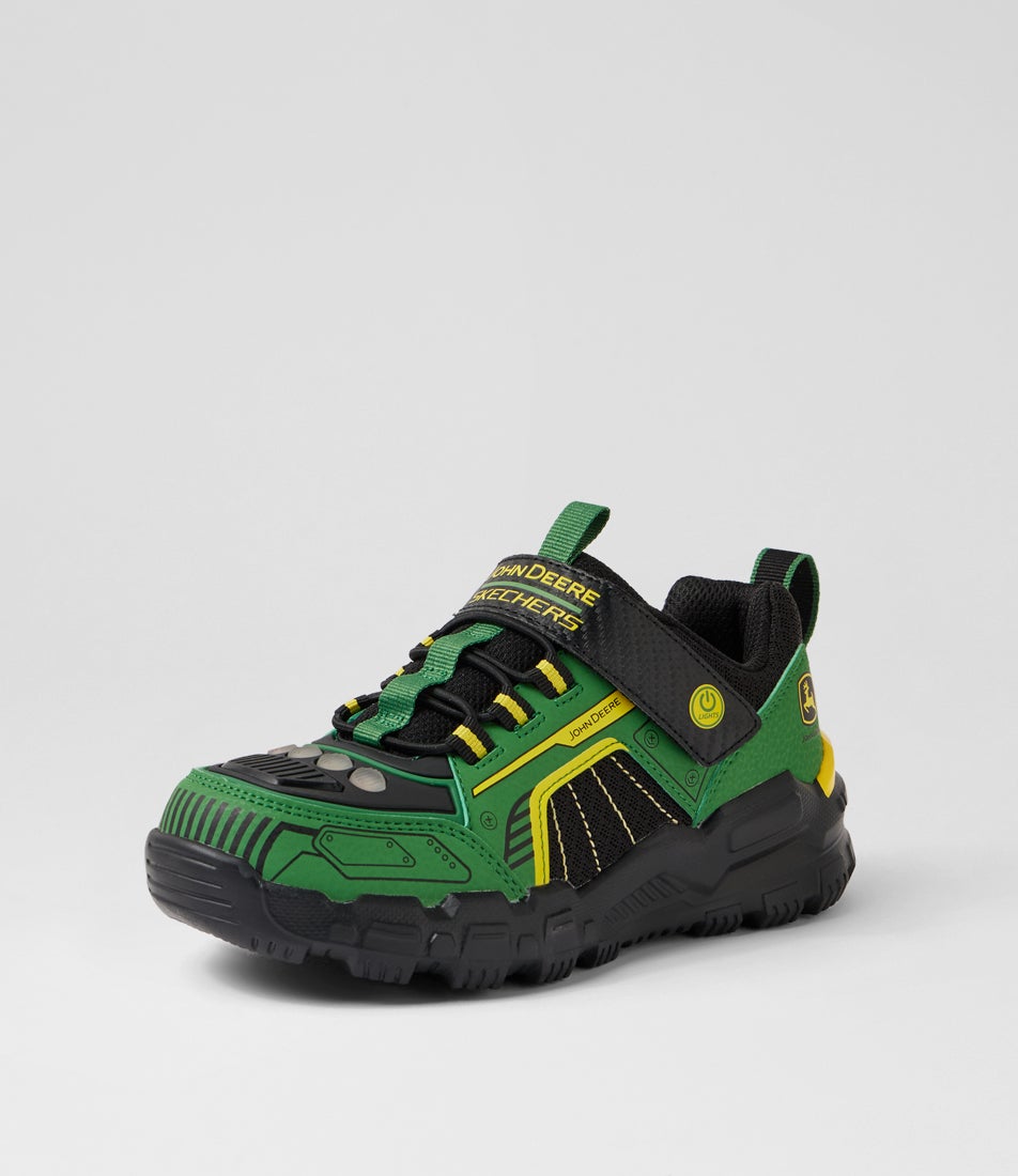 John Deere Adventure Track Junior Green Black Sneakers John Deere Adventure Track Junior Green Black Sneakers