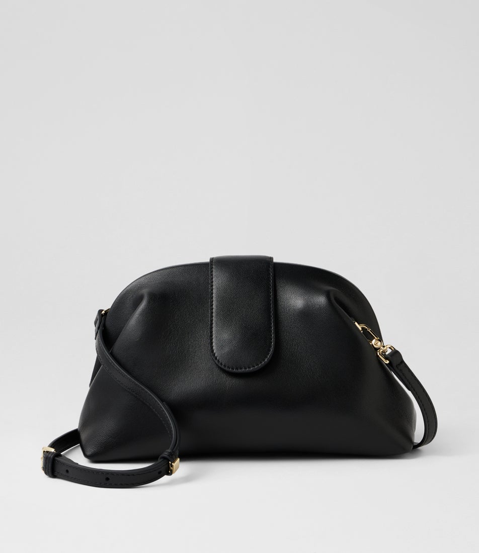 Abodey Black Leather Handbag