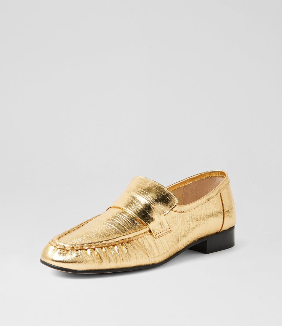 Wissue Old Gold Eel Leather Loafers Wissue Old Gold Eel Leather Loafers