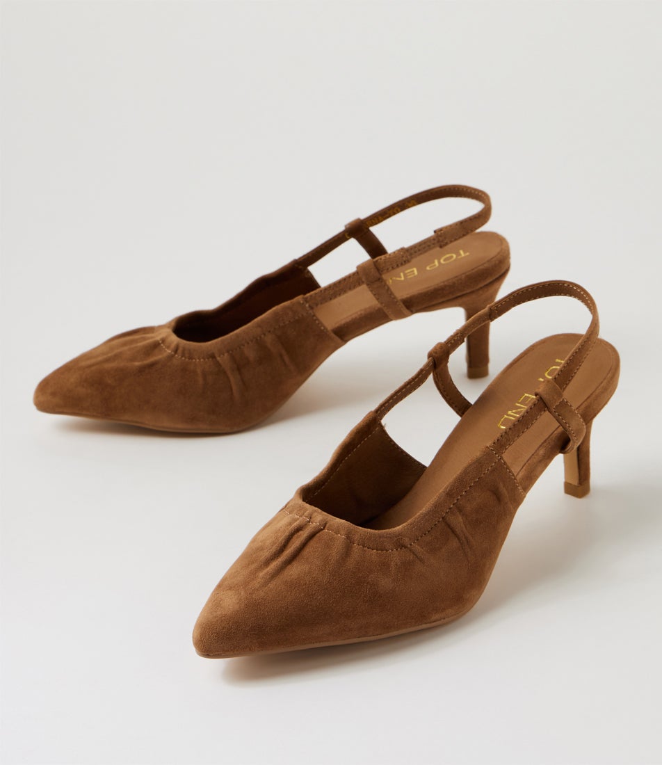 Correna Nutmeg Suede Heels