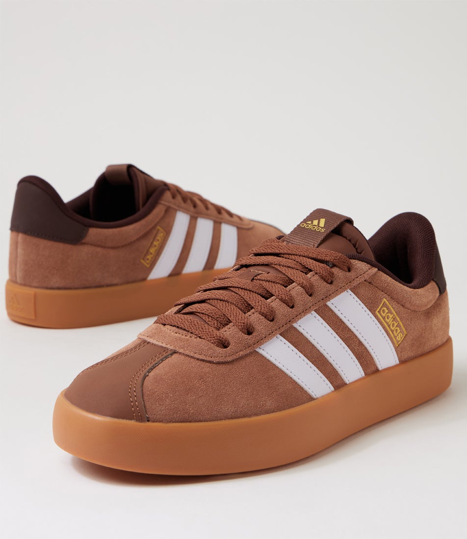 Vl Court 3.0 W Preloved Brown Purple Gold Fabric Sneakers