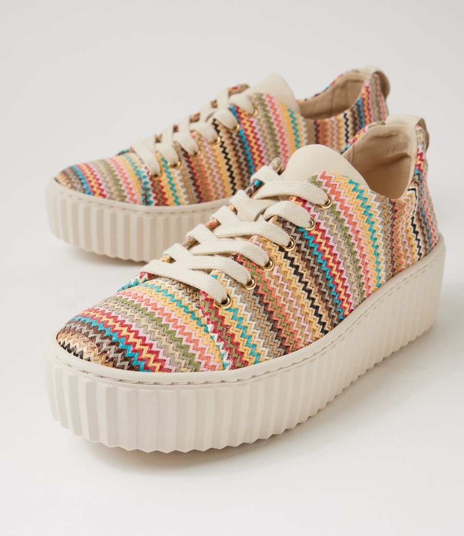 Alanna Bright Leather Multi Lace Ups