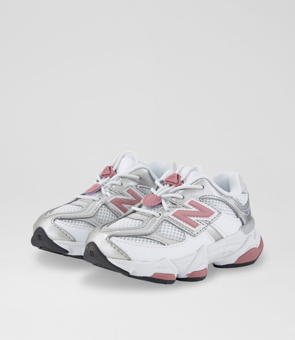 9060 Toddler White Rosewood Mesh  Sneakers