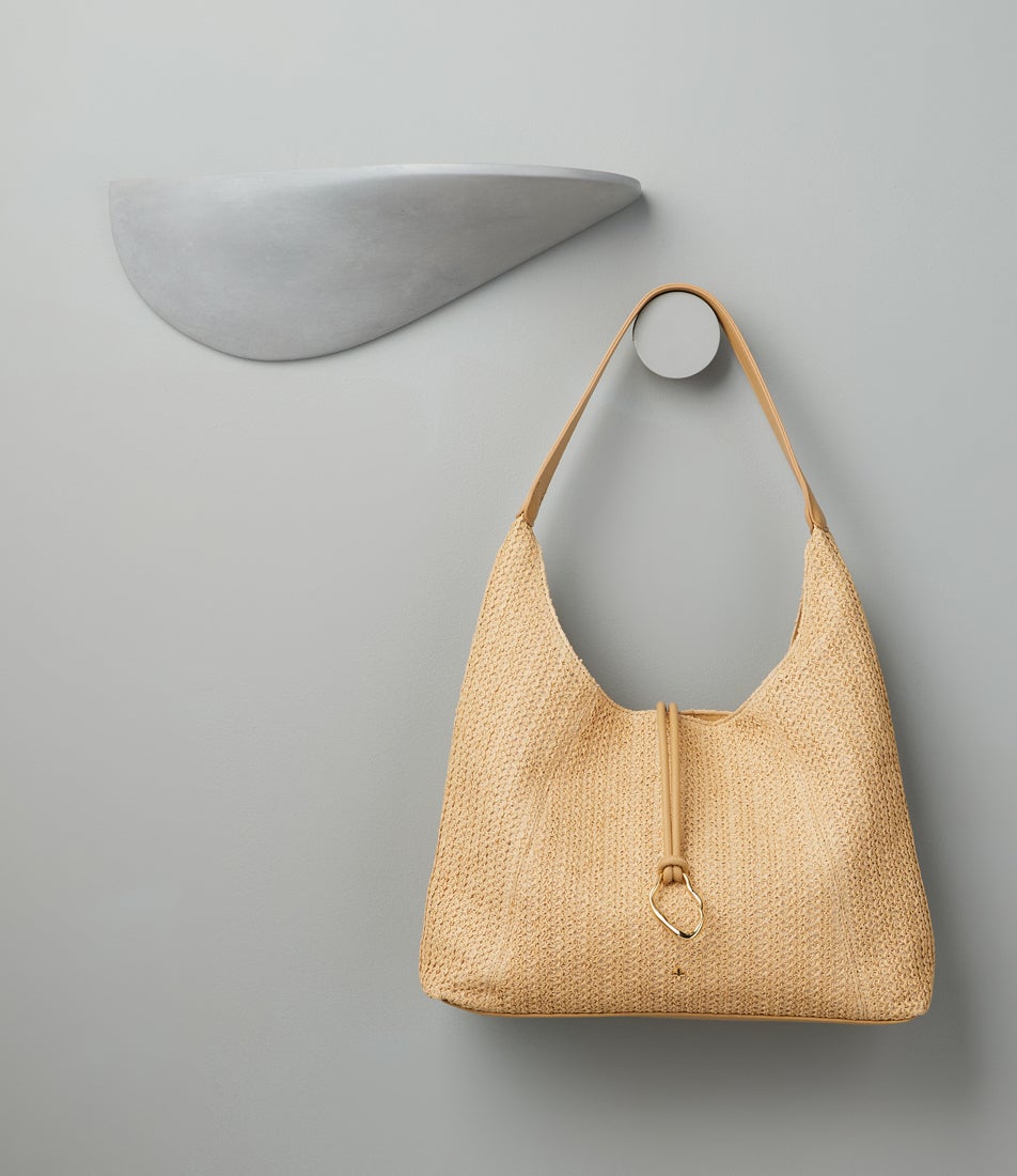 Argie Natural Raffia Handbag