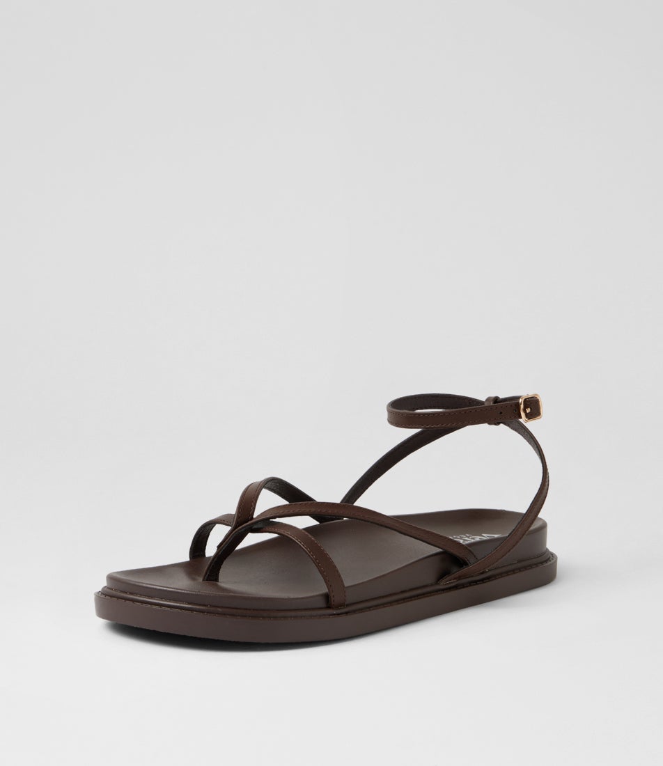 Brinley Chocolate Brown Sandals