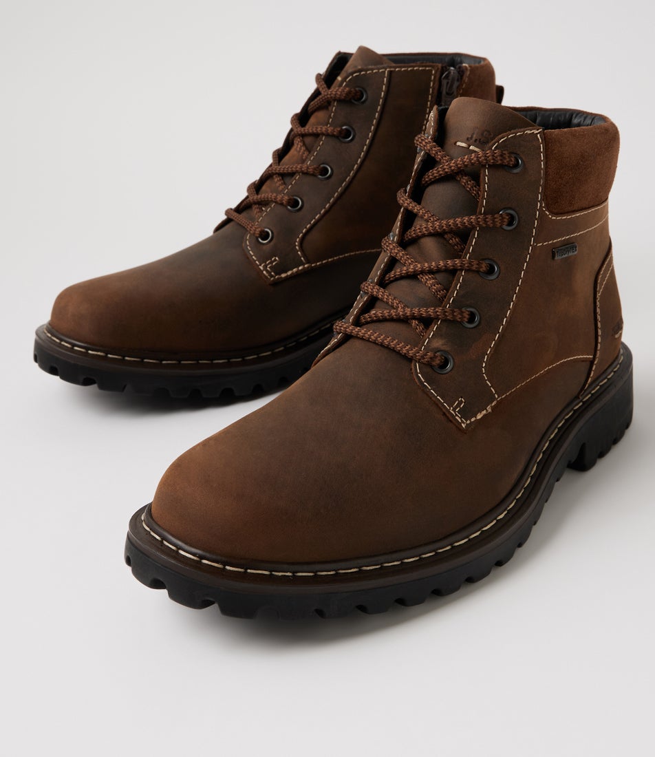 Chance 66 Brasil Leather Lace Up Boots