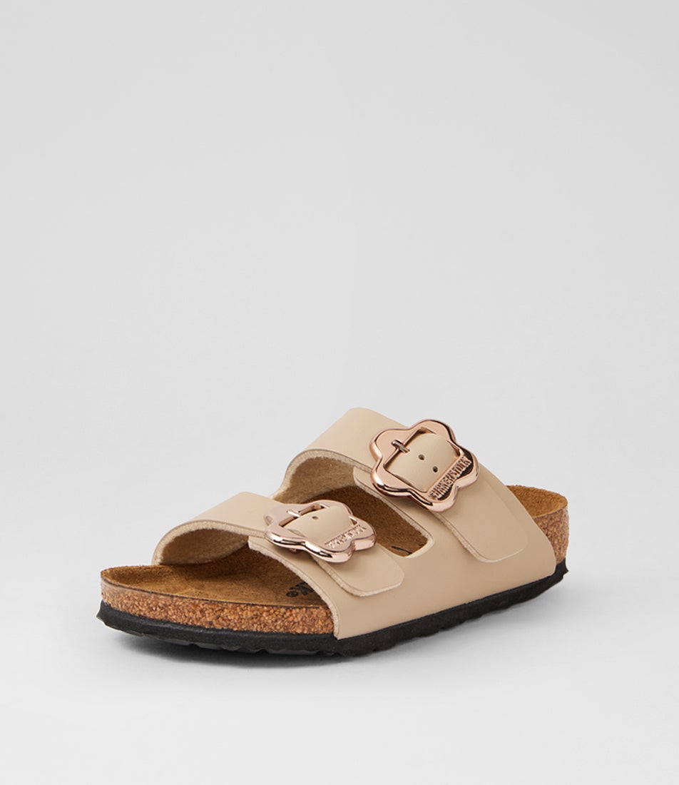Arizona Flower Buckle Junior Sandcastle Birkoflor Slides
