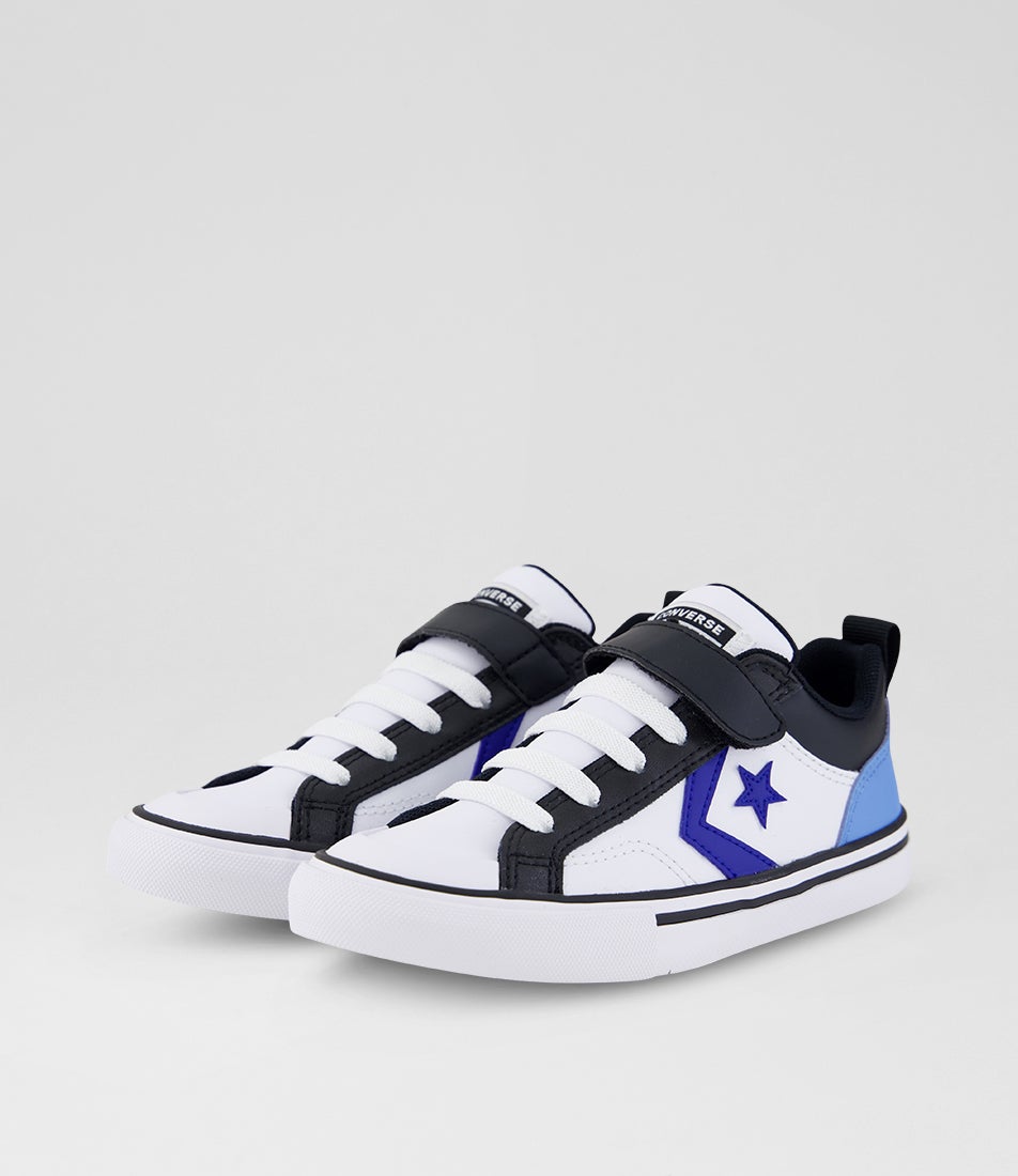 Pro Blaze Junior Light Blue White Black Leather