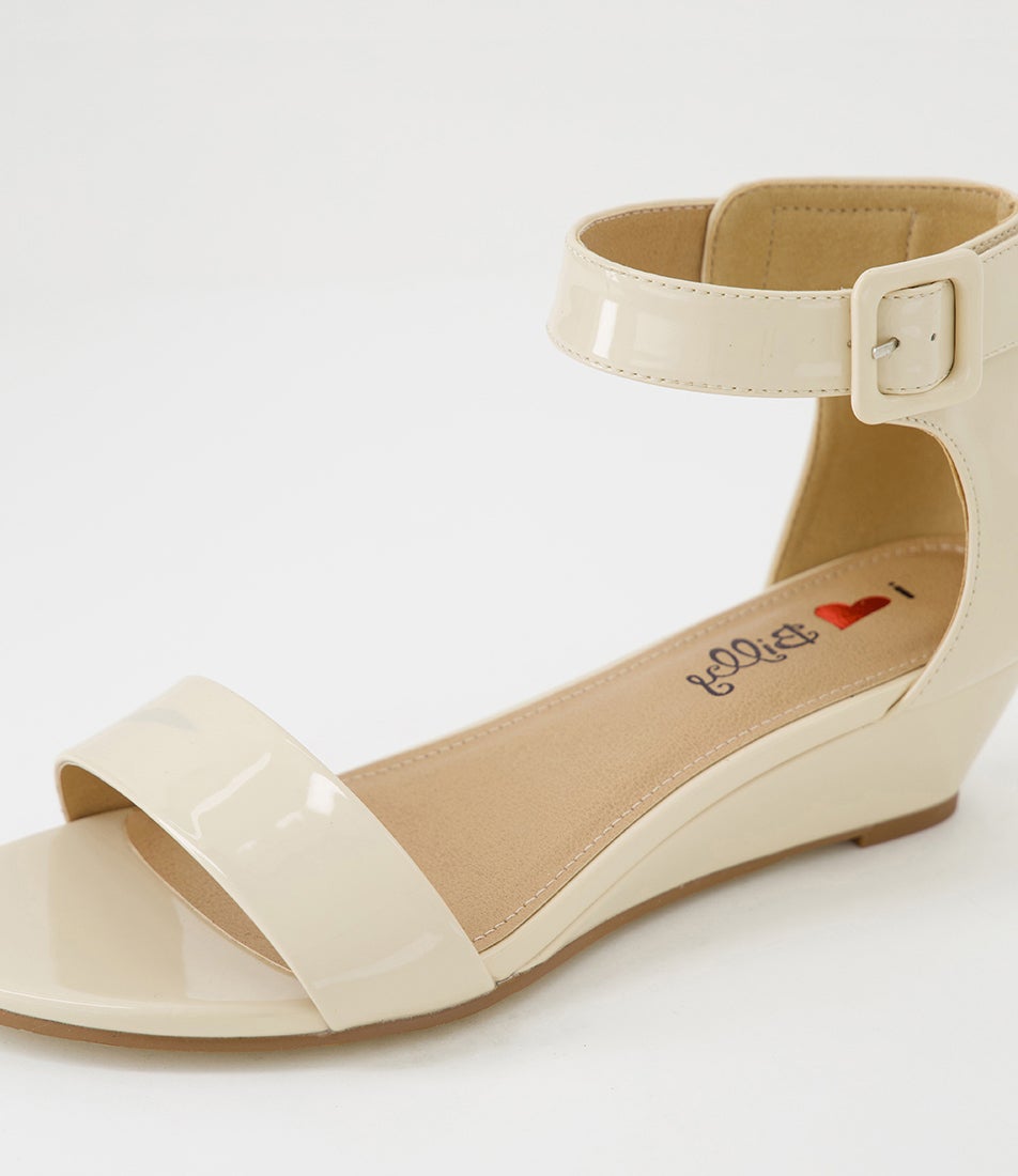 Macki Nude Patent Pu Sandals Macki Nude Patent Pu Sandals