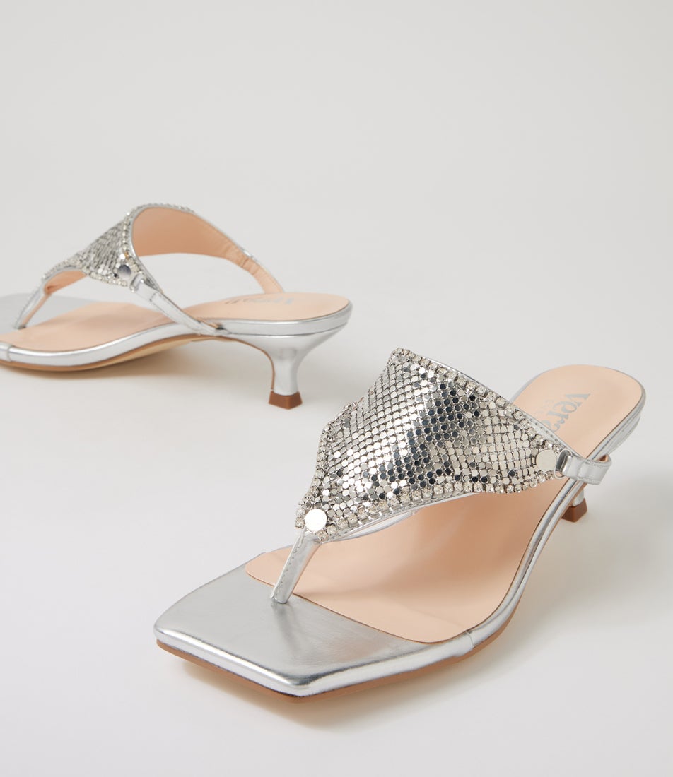 Mackenzie Silver Sandals
