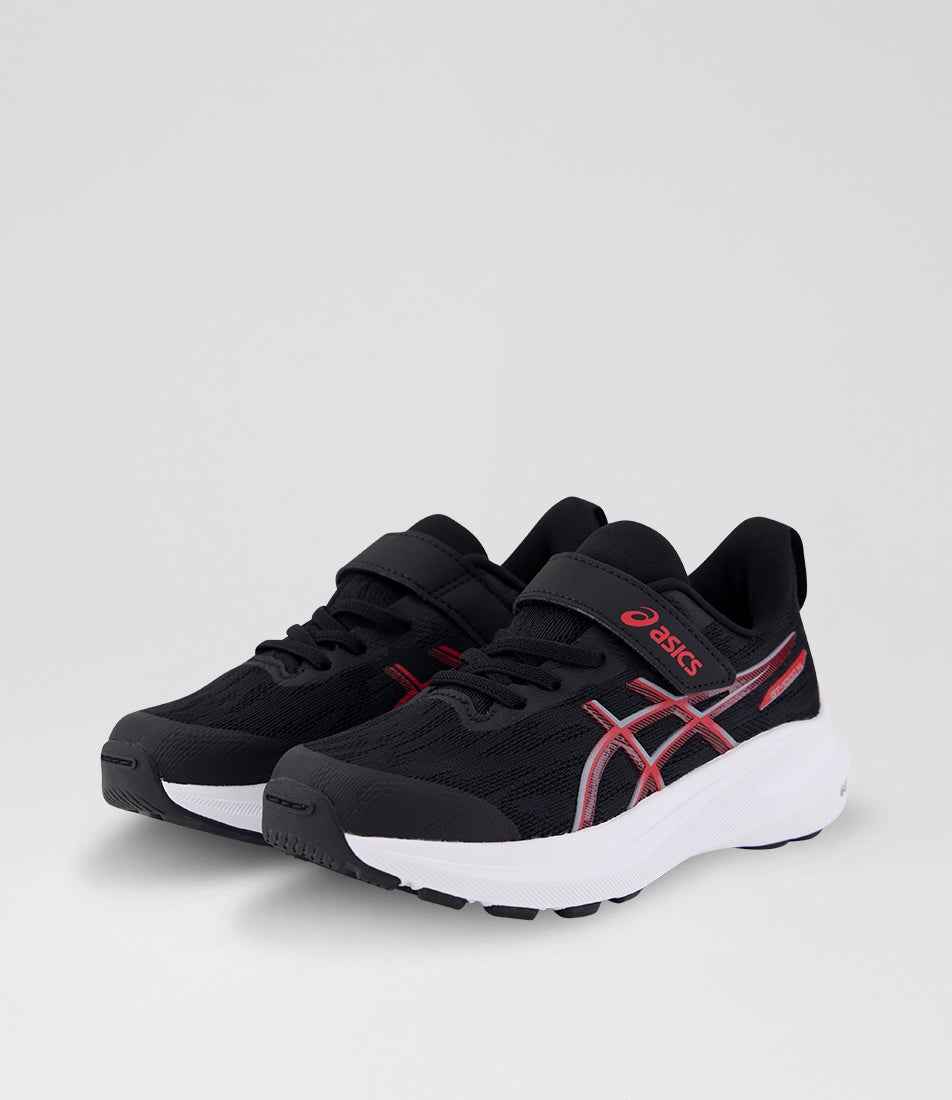 Gt-1000 14 Junior Black Speed Red Mesh Sneakers